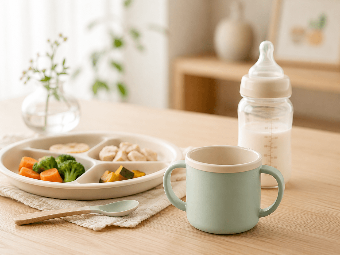 哺乳瓶依存からの離脱